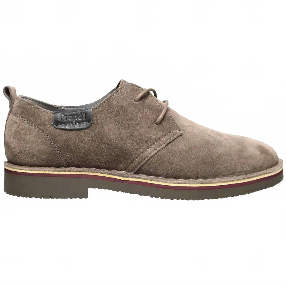NEW PROPET men's finn suede oxford in stone